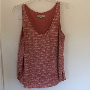 Loft lined dressy tank